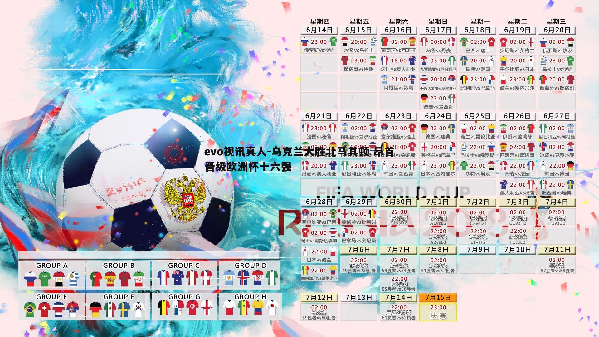 乌克兰大胜北马其顿 昂首晋级欧洲杯十六强